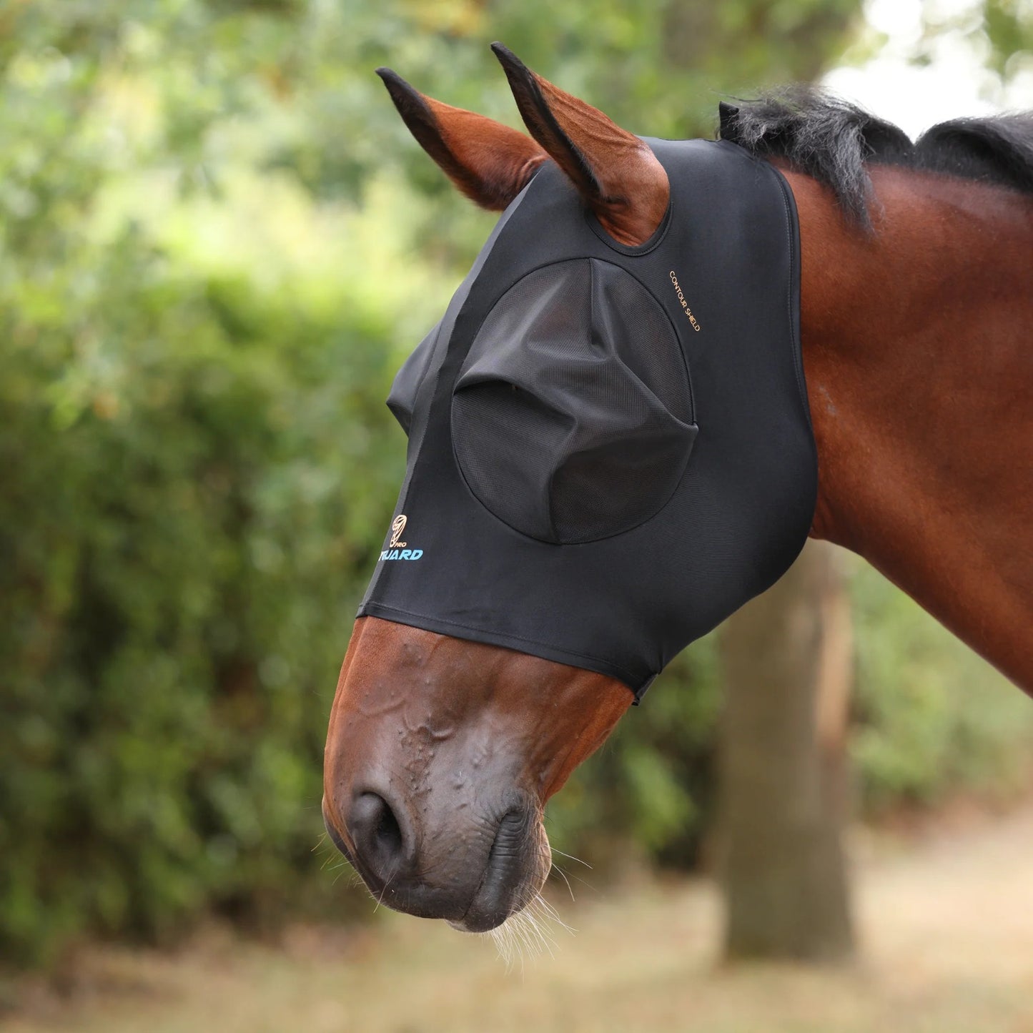 FlyGuard Pro elastīgā pretmušu maska bez ausu daļas